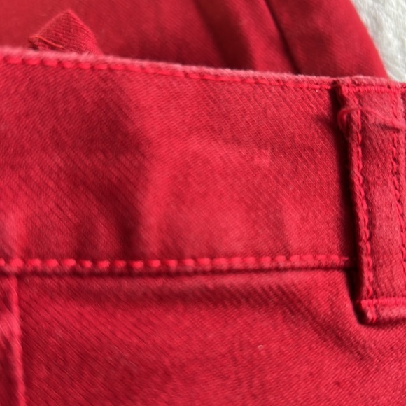 L.F. Markey Classic Slack Pant Trousers Red Size 4 - Picture 15 of 16